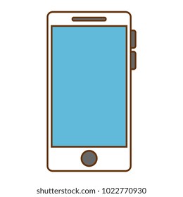 smartphone device isolated icon