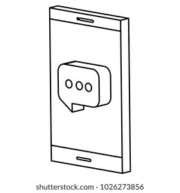 smartphone device isolated icon
