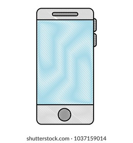 smartphone device isolated icon