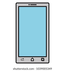smartphone device isolated icon