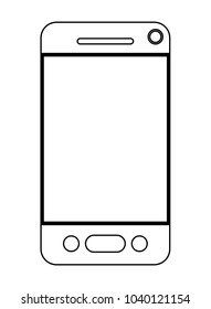 smartphone device isolated icon