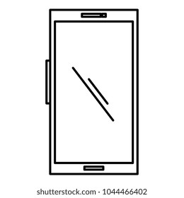 smartphone device isolated icon