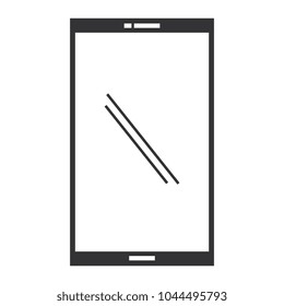 smartphone device isolated icon
