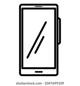 smartphone device isolated icon