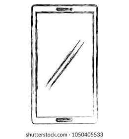 smartphone device isolated icon