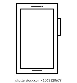 smartphone device isolated icon