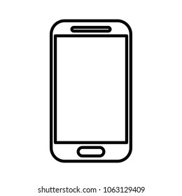 smartphone device isolated icon