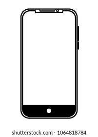 smartphone device isolated icon
