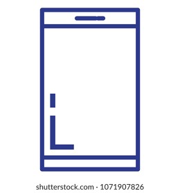 smartphone device isolated icon