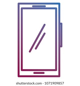 smartphone device isolated icon