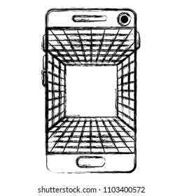 smartphone device isolated icon