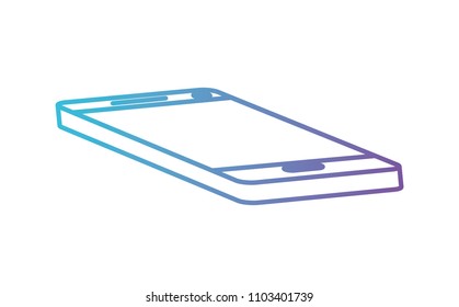 smartphone device isolated icon