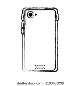 smartphone device isolated icon