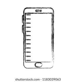 smartphone device isolated icon