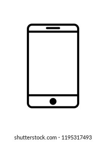 smartphone device isolated icon