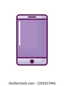smartphone device isolated icon