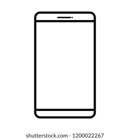 smartphone device isolated icon