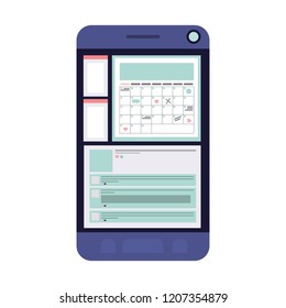 smartphone device isolated icon