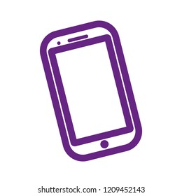 smartphone device isolated icon