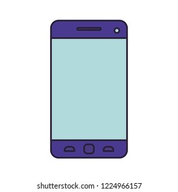 smartphone device isolated icon