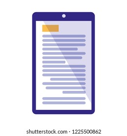smartphone device isolated icon