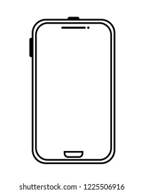 smartphone device isolated icon