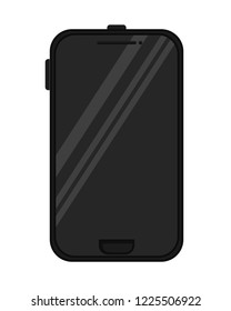 smartphone device isolated icon