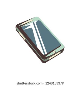 smartphone device isolated icon