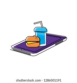smartphone device isolated icon