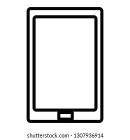 smartphone device isolated icon