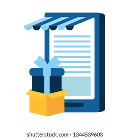 smartphone device isolated icon