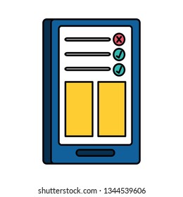 smartphone device isolated icon