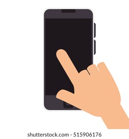 smartphone device isolated icon