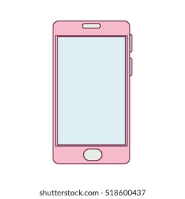 smartphone device isolated icon