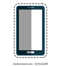 smartphone device isolated icon