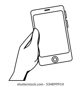 smartphone device isolated icon
