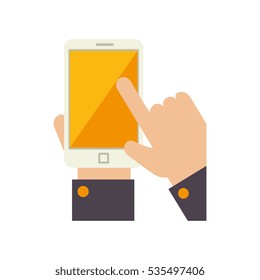 smartphone device isolated icon