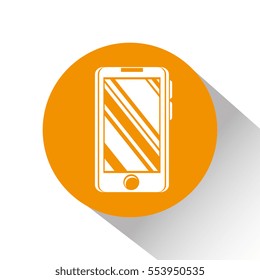 smartphone device isolated icon