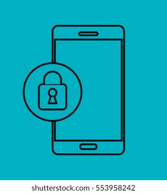 smartphone device isolated icon