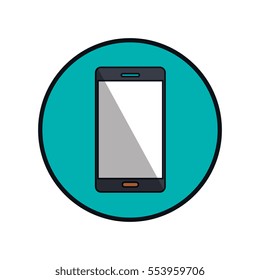 smartphone device isolated icon