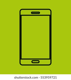 smartphone device isolated icon
