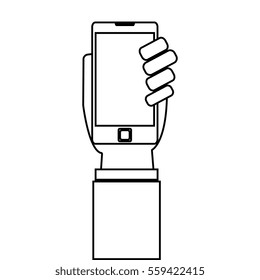 smartphone device isolated icon