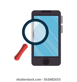 smartphone device isolated icon