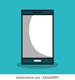 smartphone device isolated icon