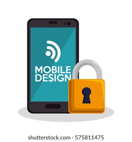 smartphone device isolated icon