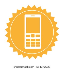 smartphone device isolated icon