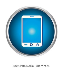 smartphone device isolated icon