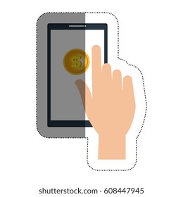 smartphone device isolated icon