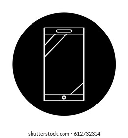 smartphone device isolated icon
