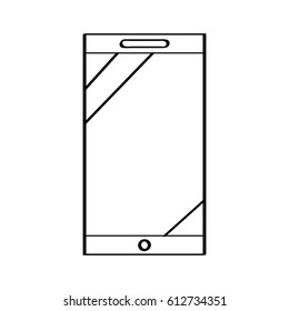 smartphone device isolated icon